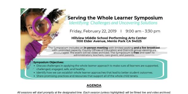 Serving the Whole Learner Symposium Materials and Resources